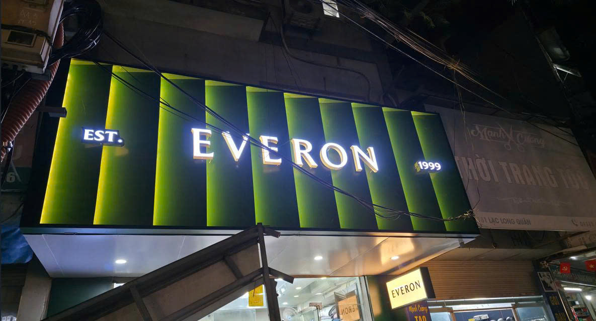 Biển Everon mẫu mới