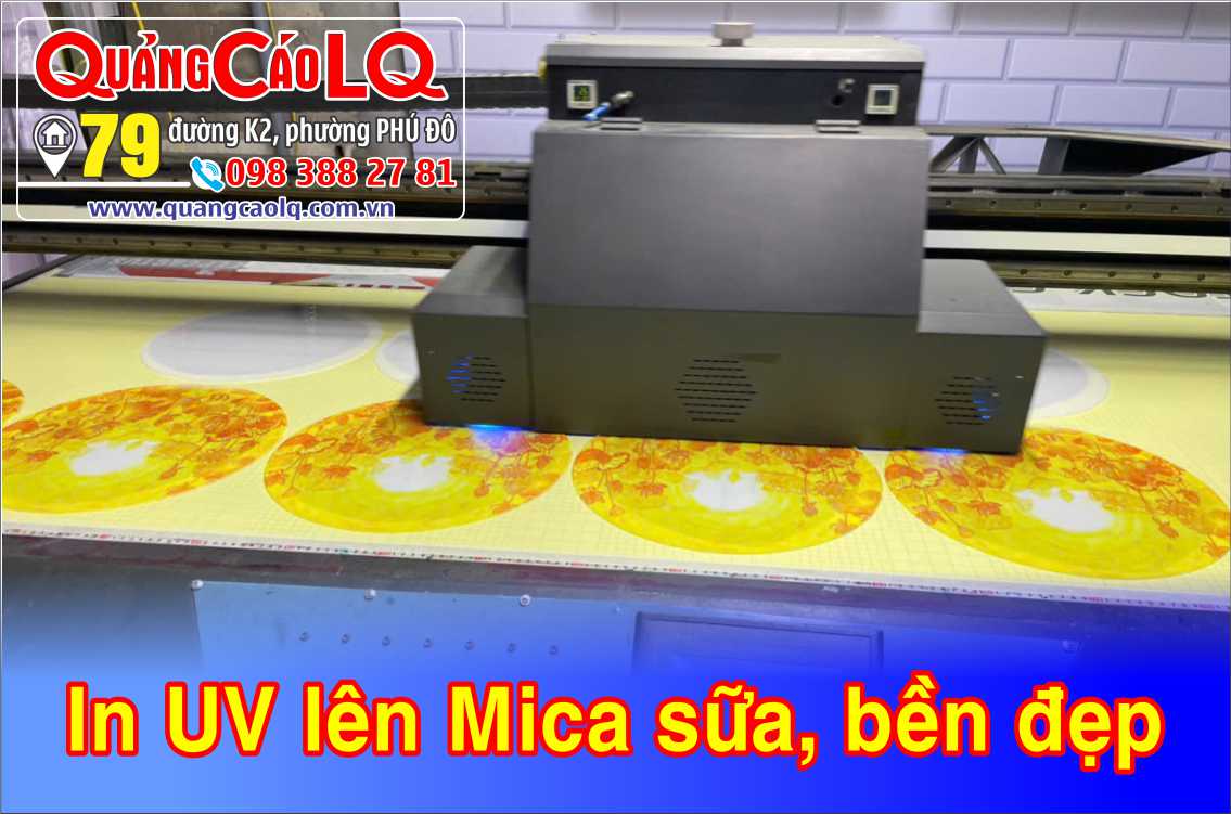 in UV lên các loại mica